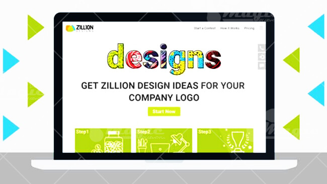 Thiết kế logo online độc đáo Zillion Designs