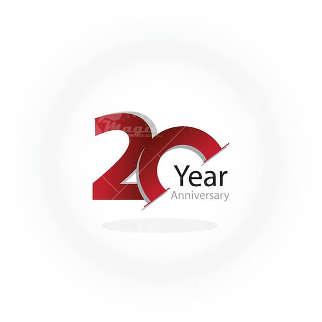 Logo kỷ niệm 20 năm - mẫu 1