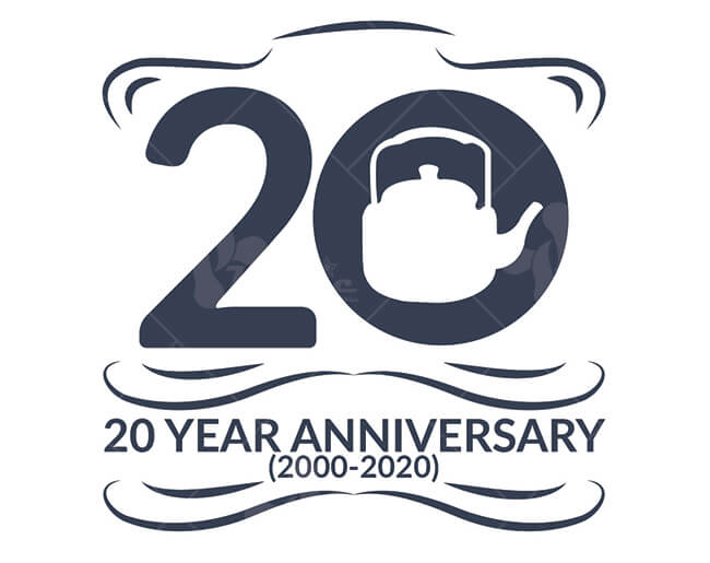 Logo kỷ niệm 20 năm - mẫu 4