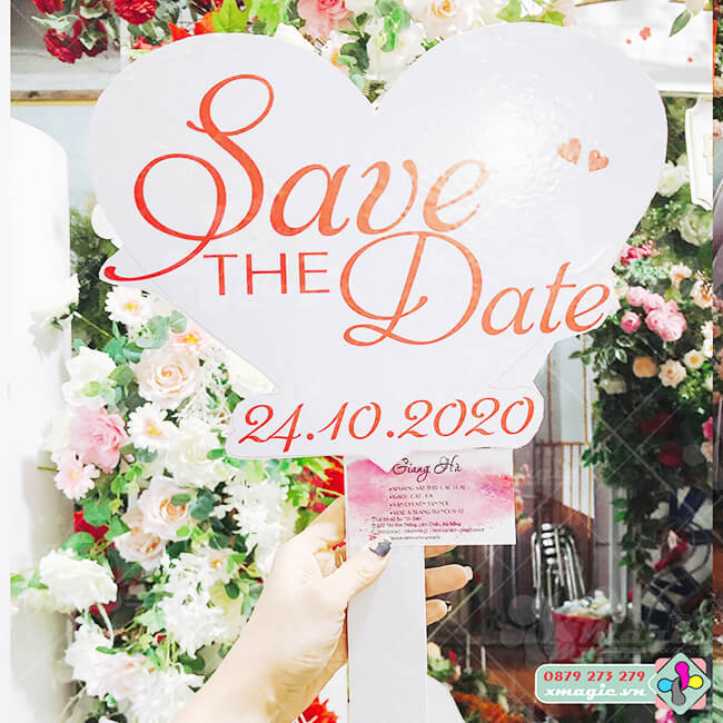 Hashtag chụp hình đám cưới Save The Date
