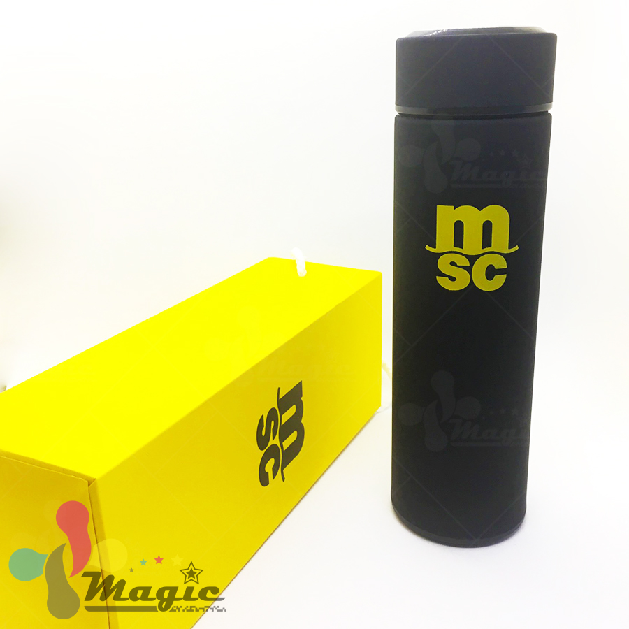 Bình giữ nhiệt in logo MSC kèm túi quà cao cấp