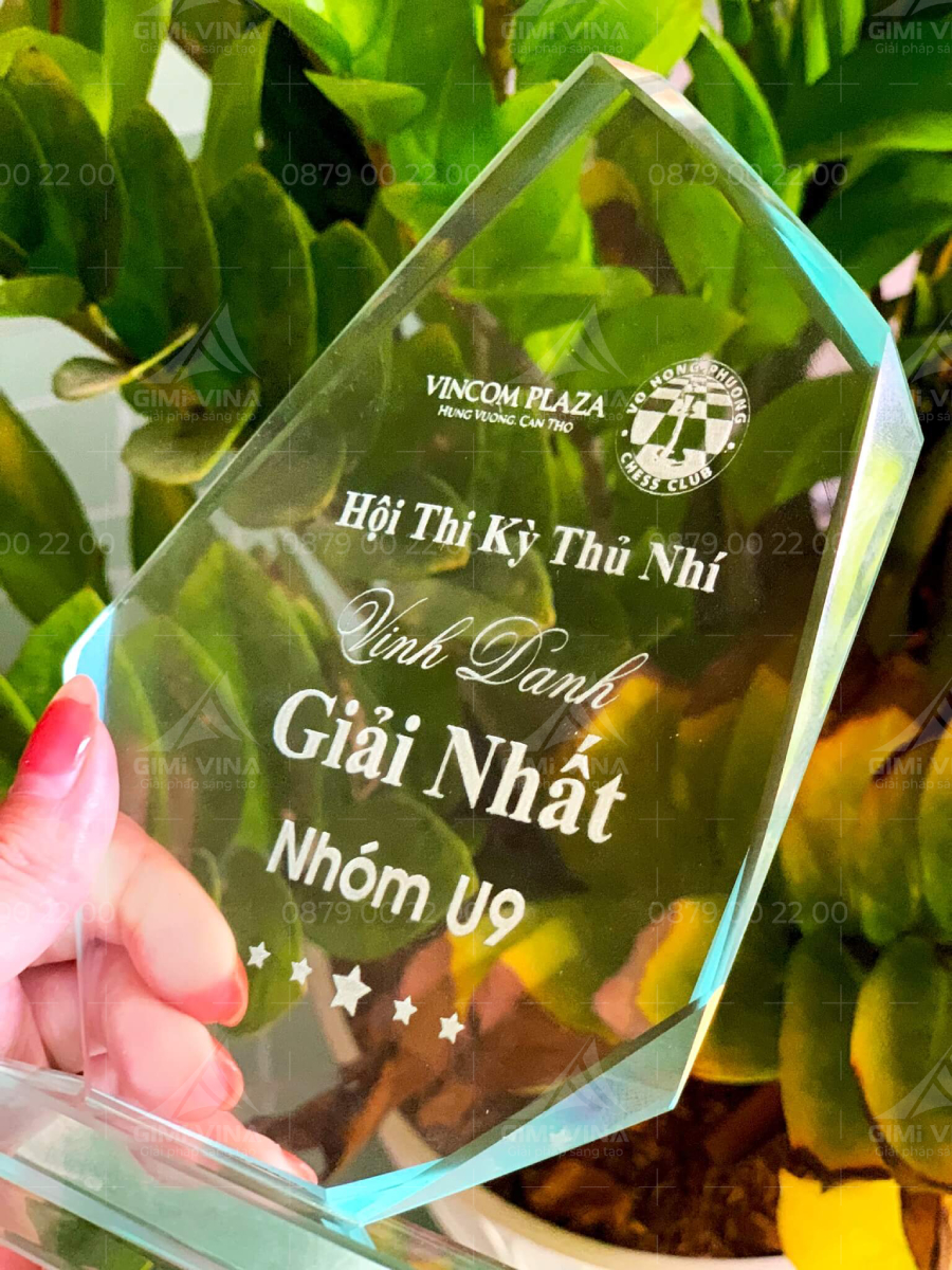 Kỷ niệm chương thuỷ tinh vinh danh 1