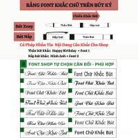 Bút gỗ khắc tên theo yêu cầu làm tặng BG01 6