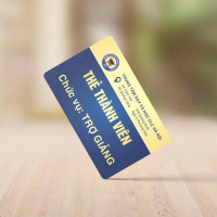 In thẻ PVC theo yêu cầu - thẻ nhân viên, thẻ tòa nhà, ID card bo góc 1