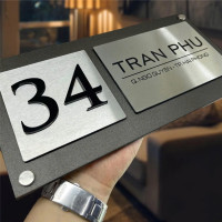Biển số nhà chất liệu alu cao cấp BSN16 0