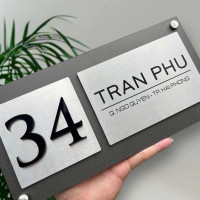 Biển số nhà chất liệu alu cao cấp BSN16 2