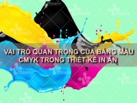 Vai trò quan trọng của bảng màu CMYK trong thiết kế in ấn
