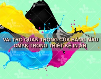 Vai trò quan trọng của bảng màu CMYK trong thiết kế in ấn