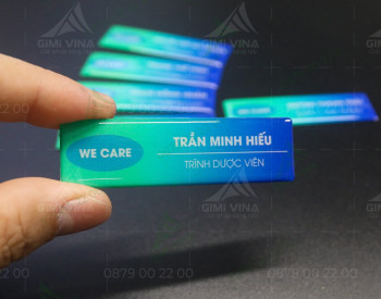 In bảng tên nhân viên số lượng ít giá rẻ tại Cần Thơ