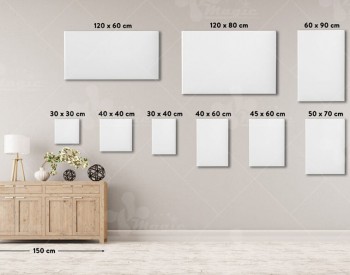 Kích thước tranh động lực là bao nhiêu?