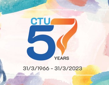 File Vector thiết kế Logo kỷ niệm 57 năm ngày thành lập Trường ĐH Cần Thơ