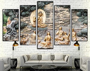 Top 10+ mẫu tranh phong thủy tôn giáo treo tường