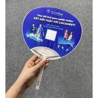 Quạt cầm tay nan hoa QAT020 quảng cáo doanh nghiệp