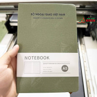 Sổ tay bìa da in logo cao cấp SOTA002