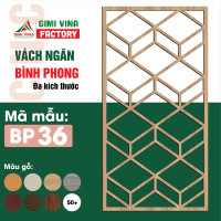 Vách ngăn gỗ, bình phong trang trí BP36