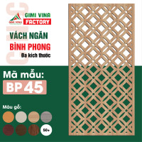 Vách ngăn, bình phong bằng gỗ cắt CNC BP45