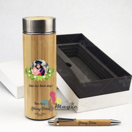 Bình giữ nhiệt in hình ảnh làm Quà tặng tốt nghiệp ý nghĩa