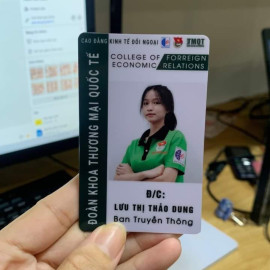 Thẻ Nhân Viên. Thẻ sinh viên, học sinh in ấn giá rẻ