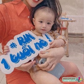 Hashtag cầm tay chụp ảnh Check in Thôi nôi HT-S007