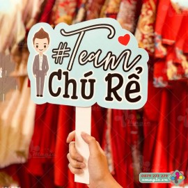 Bảng Hashtag chụp ảnh đám cưới Team Chú Rể