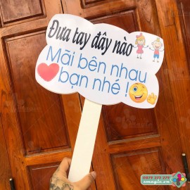 Bảng Hashtag cầm tay đám cưới hài hước