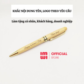 Bút gỗ khắc tên theo yêu cầu làm tặng BG01