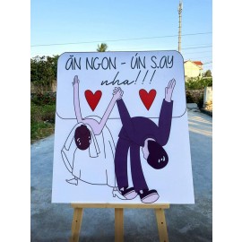 Hình chibi cô dâu chú rể siêu dễ thương