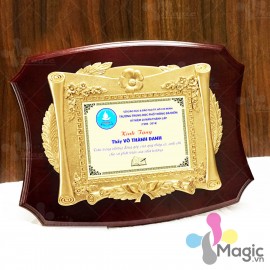 Kỷ niệm chương Gỗ Đồng KNC-GD022