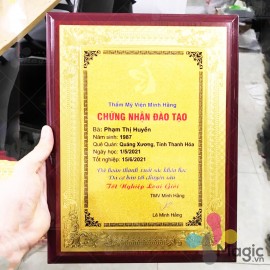 Kỷ niệm chương Gỗ Đồng KNC-GD007