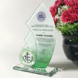 Kỷ niệm chương Thủy tinh KNC-TT013