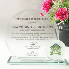 Kỷ niệm chương Thủy tinh KNC-TT014