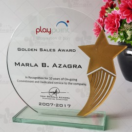 Kỷ niệm chương Thủy tinh KNC-TT016