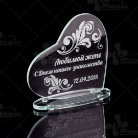 Kỷ niệm chương Thủy tinh KNC-TT040