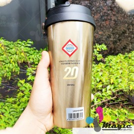 Ly giữ nhiệt in logo kỷ niệm 20 năm TANIMEX