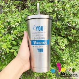 Ly giữ nhiệt in hình theo yêu cầu làm quà tặng yêu thương