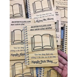 Sổ tay bìa gỗ - SOTA034 câu lạc bộ 