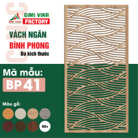 Vách ngăn phòng trang trí hoạ tiết tối giản BP41