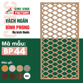 Vách bình phong, vách ngăn phòng chất liệu gỗ cao cấp BP44