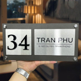 Biển số nhà chất liệu alu cao cấp BSN16